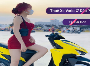 Cho thuê xe máy Honda Vario đời mới giá rẻ tại Sài Gòn