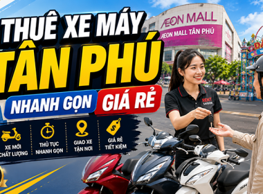 Dịch vụ cho thuê xe máy ở Tân Phú