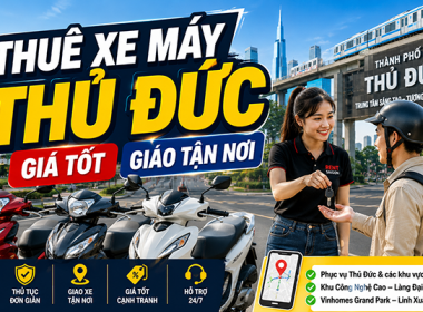 Dịch vụ cho thuê xe máy ở Thủ Đức