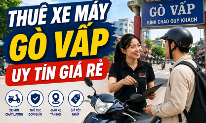 Dịch vụ cho thuê xe máy ở Gò Vấp