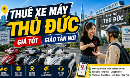 Dịch vụ cho thuê xe máy ở Thủ Đức