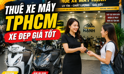 Dịch vụ cho thuê xe máy tại TP.HCM
